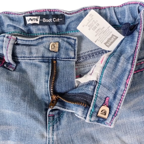 Girls 2 pcs Set of Blue jeans and Unicorn T-shirt - Picture 11 of 15